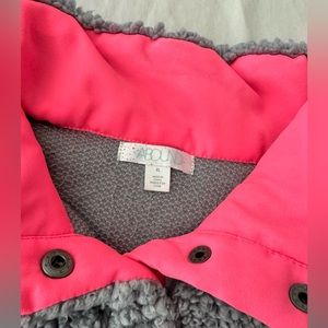 Fleece button neck sweatshirt. Nordstrom bought.